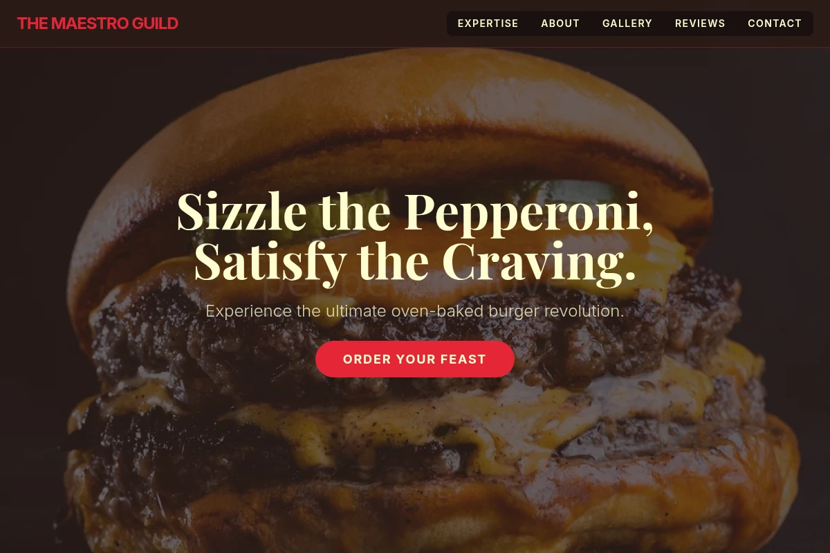Oven Burger