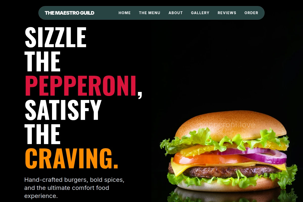 Pepper Burger