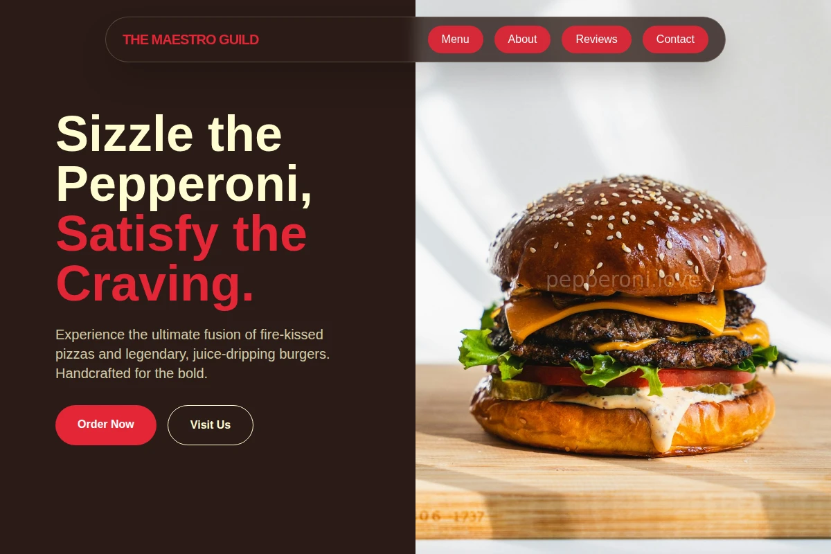 Pizzeria Burger