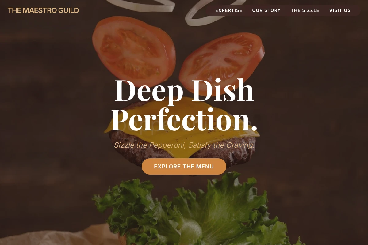 Deep Dish Burger