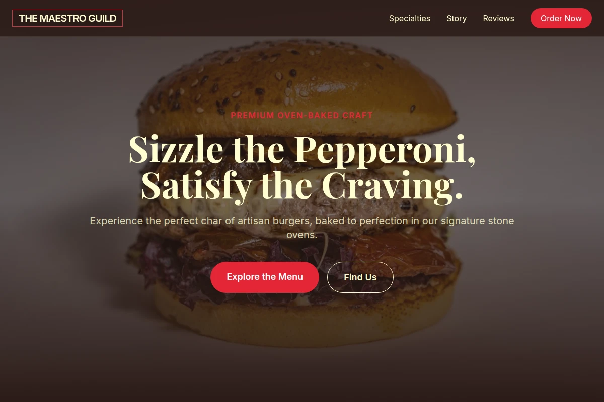 Oven Burger