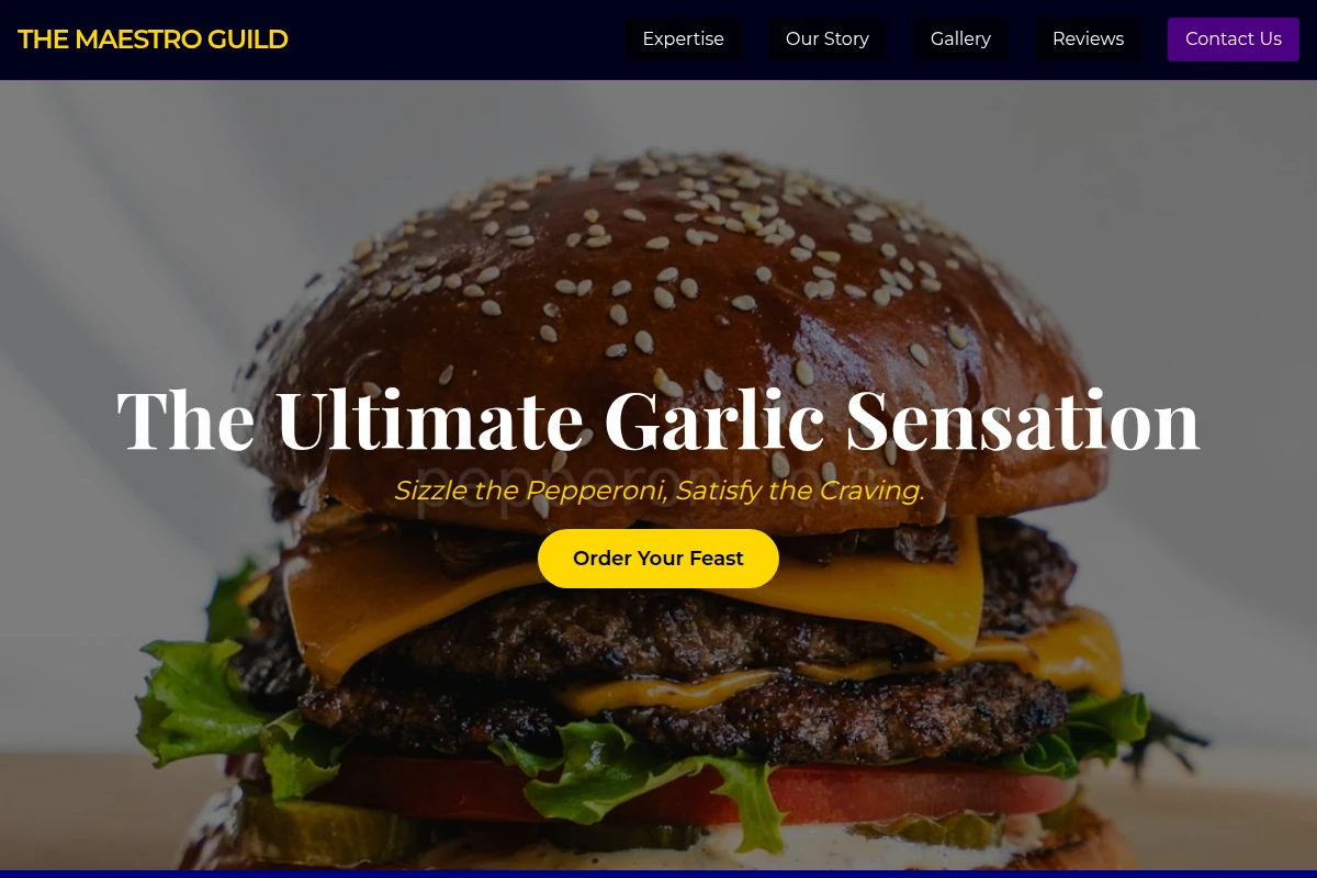 Garlic Burger