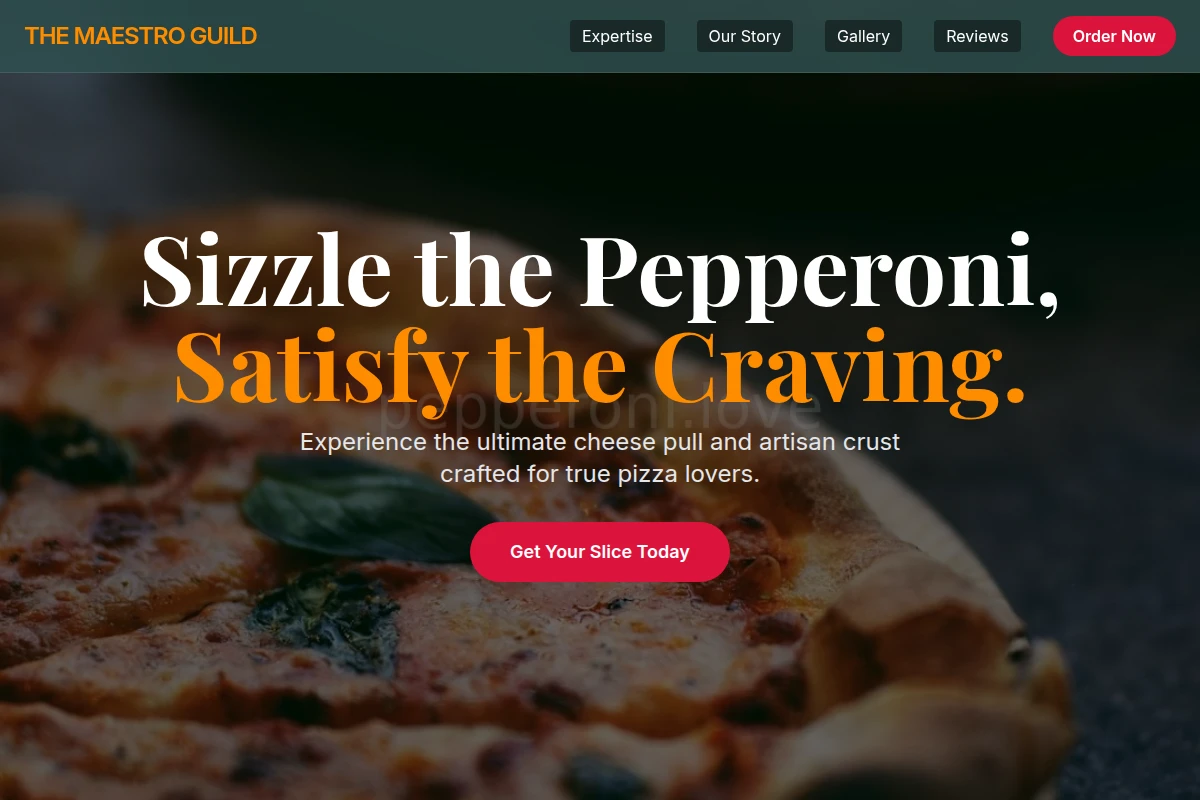 Gooey Pizza