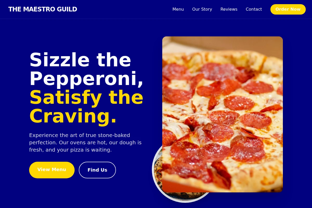 Oven-baked Pizzeria